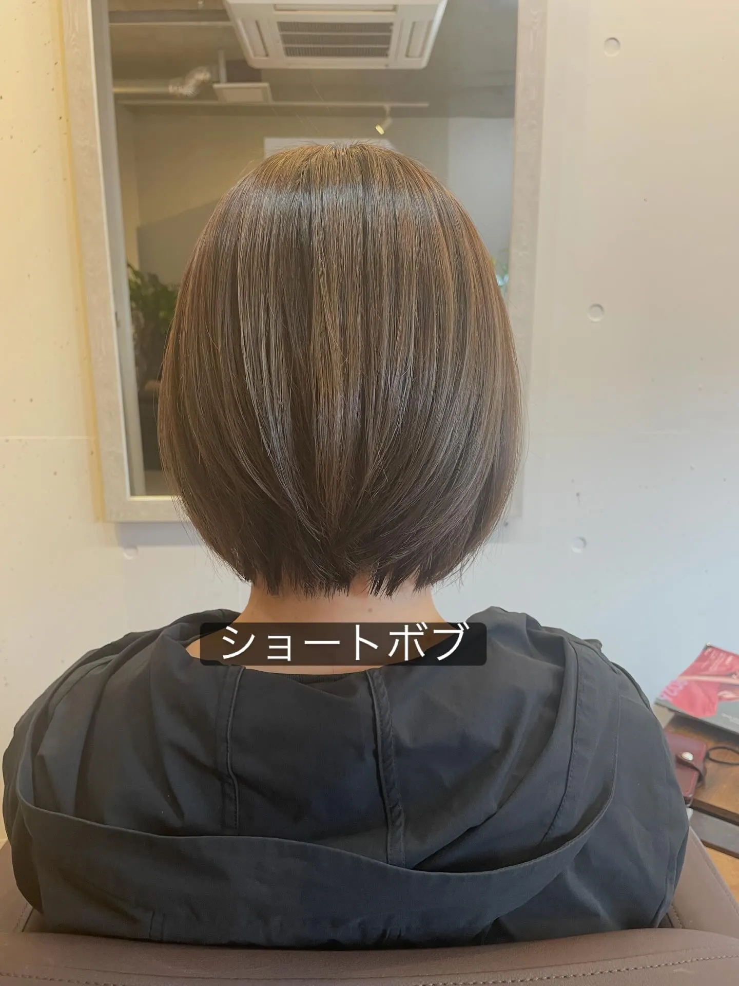 手入れのしやすいショートボブスタイルです✨