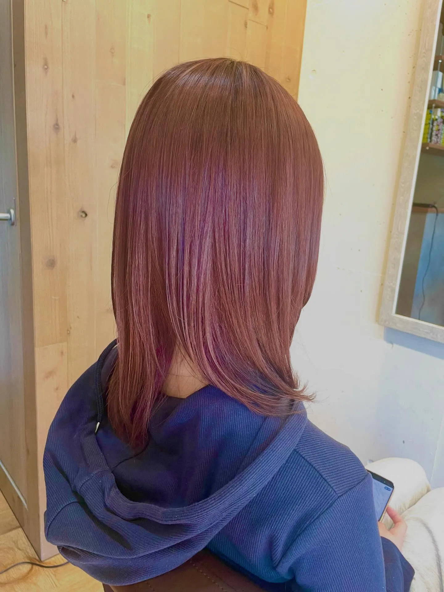 ピンク過ぎないピンクブラウンです✨